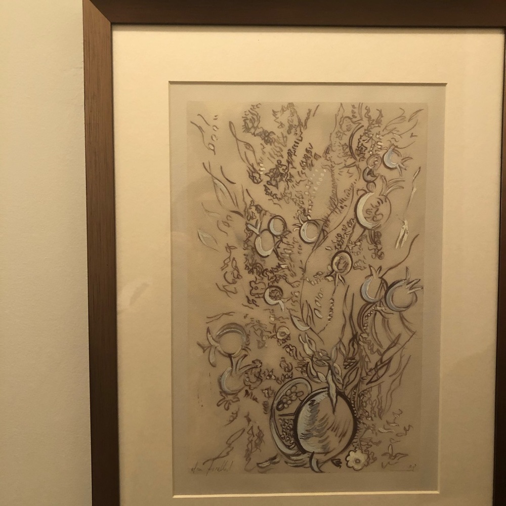 Ofra Friedland artwork with frame